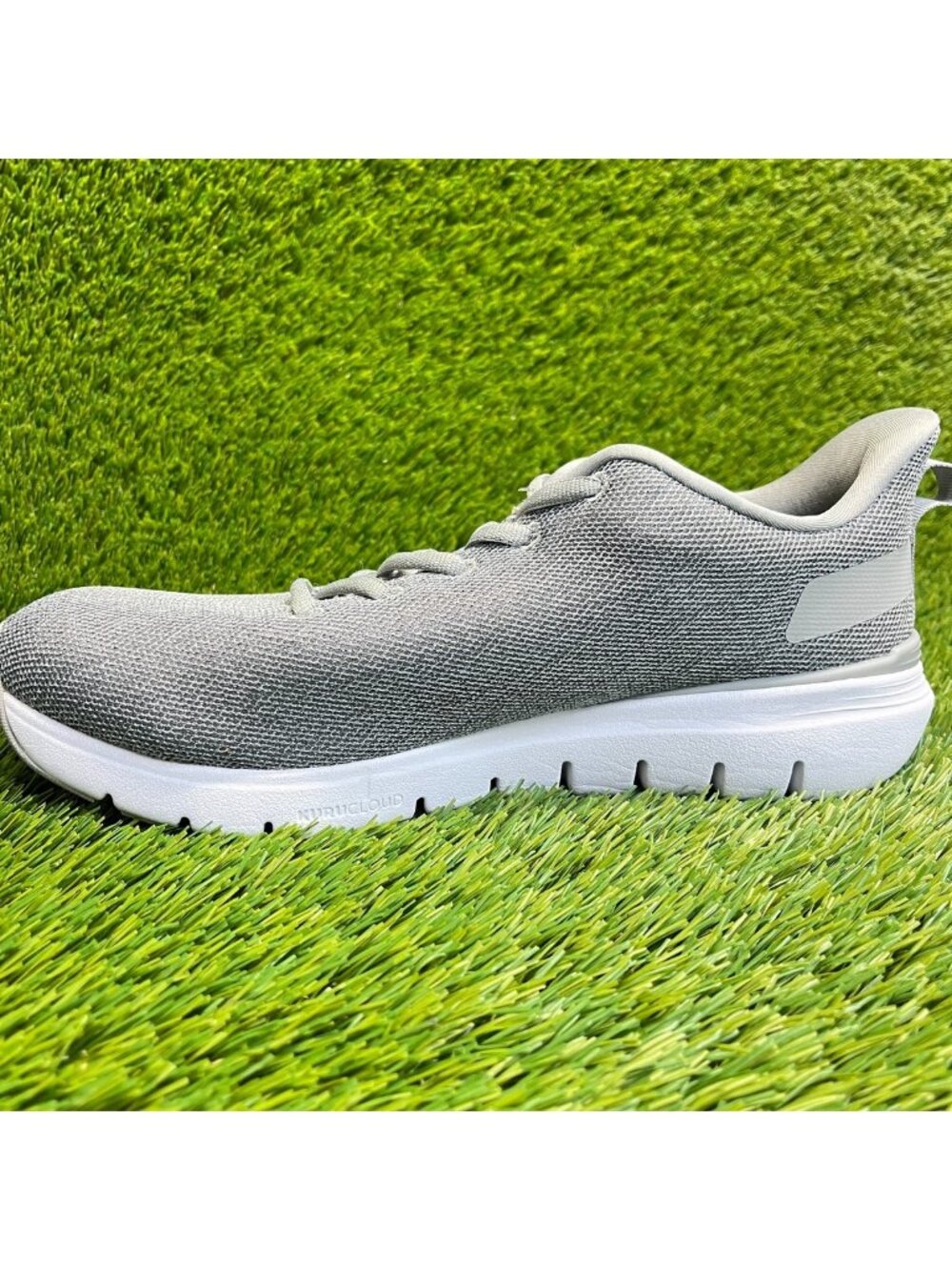 Kuru Flex Via Mens Size 9 Gray White Athletic Running Walking Shoes Sneakers
